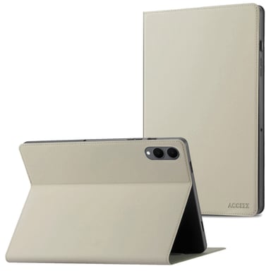Accezz Coque tablette Classic pour Samsung Galaxy Tab S11 Ultra - Greige