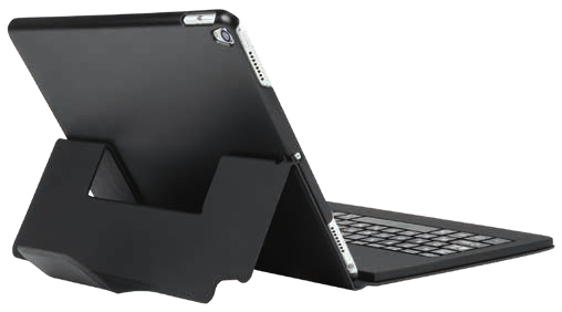Coque de Protection Folio avec Clavier Bluetooth français iPad 10.2'', Housse Clavier AZERTY pour iPad 9/8/7ème Gén, Noir