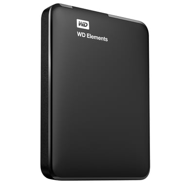 Disco duro externo portátil Western Digital WD Elements 1000 GB Negro