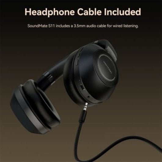 Casque Sans Fil Vention SoundMate S11 – Bluetooth 5.3 avec Microphone - vue 2