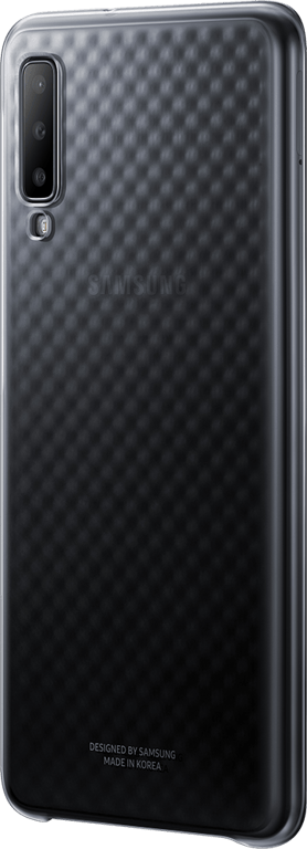 Coque rigide noire et transparente Evolution Samsung pour Galaxy A7 A750 (2018)