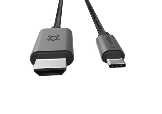 XtremeMac XWH-UCH-13 câble vidéo et adaptateur 1 m HDMI Type A (Standard) USB Type-C Noir