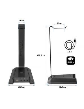 Spirit of Gamer Sentinel 7.1 Soporte para auriculares