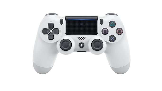 Sony DualShock 4 V2 Blanc Bluetooth/USB Manette de jeu Analogique/Numérique PlayStation 4