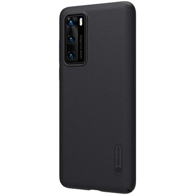 Nillkin Funda para Huawei P40 Serie Super Frosted Shield Compatible con Carga Qi Negro