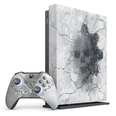 Microsoft Xbox One X 1TB, Gears 5 Edición Limitada 1000 GB Wifi Gris, Blanco