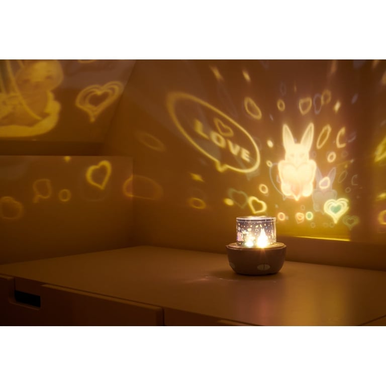 Veilleuse musicale sans fil BIGBEN Chat Projection 360° 13 films 8 mélodies Télécommande Batterie USB C - vue 8