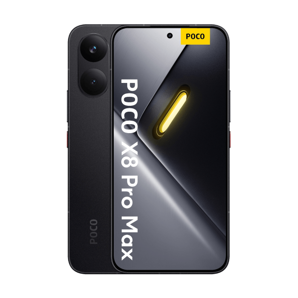 Poco X8 Pro Max (5G) 256 Go, Noir - Neuf