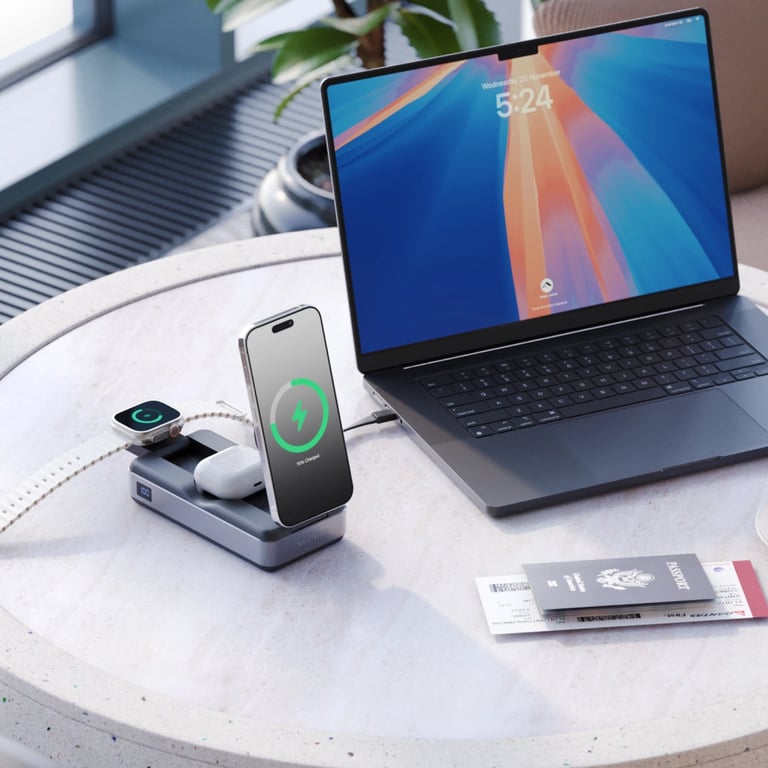 Powerbank 6 en 1 21000mAh Charge sans fil Qi2 Magsafe avec USB C Neuf - vue 4