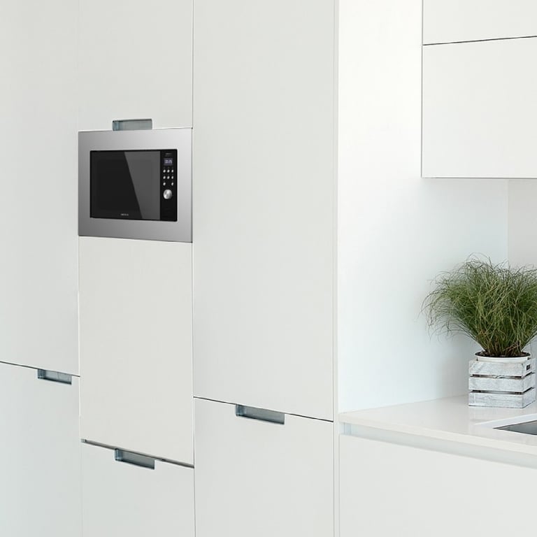 CECOTEC 01380 - Micro-ondes encastrable GrandHeat 2000 Built-In Steel Black - Neuf