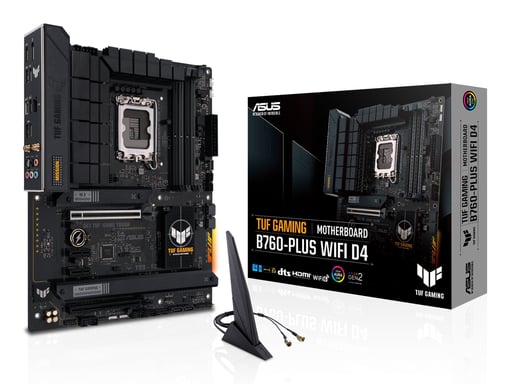 ASUS TUF GAMING B760-PLUS WIFI D4 Intel B760 LGA 1700 ATX