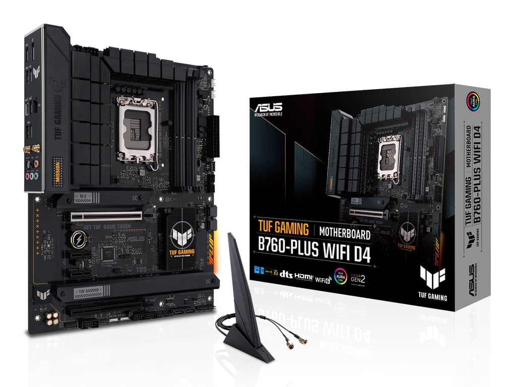 ASUS TUF GAMING B760 PLUS WIFI D4 - vue 2