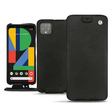 Housse cuir Google Pixel 4 XL -  - Noir - Cuir lisse premium