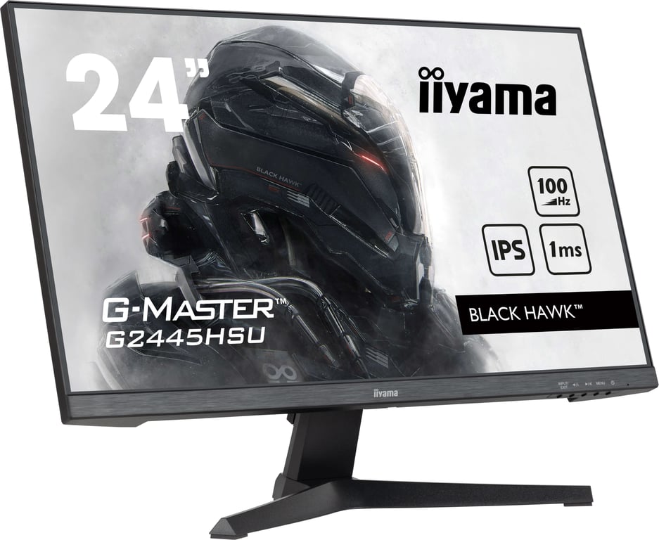 iiyama G-MASTER G2445HSU-B2 écran plat de PC 61 cm (24 ) 1920 x 1080 pixels Full HD LCD Noir - Neuf