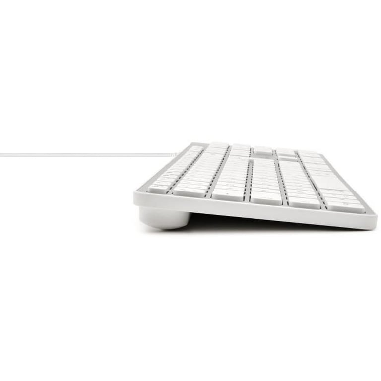 Clavier filaire BLUESTORK pour Mac AZERTY Français USB/USB-C blanc 13 raccourcis multimédia - Neuf