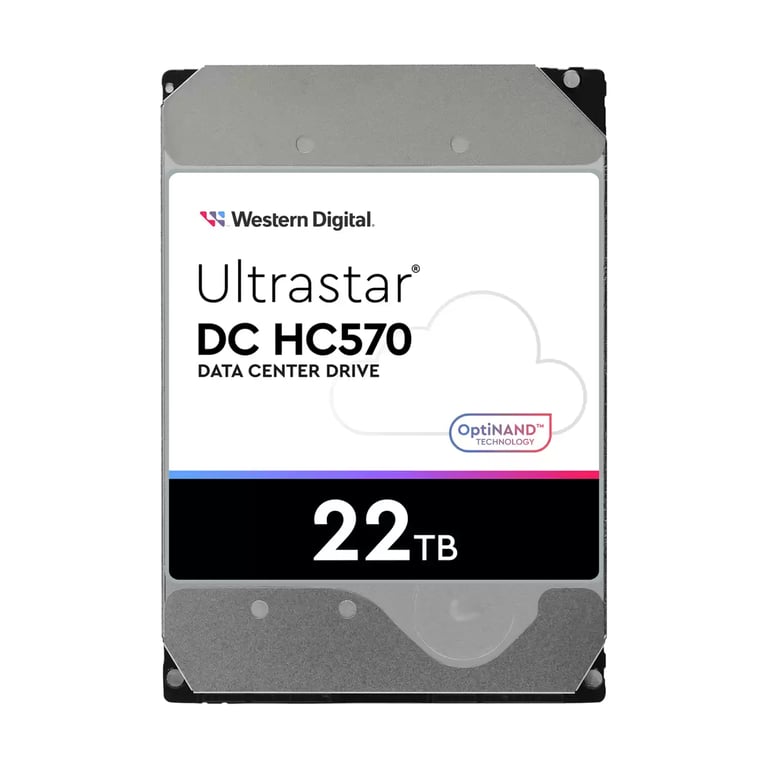 Western Digital Ultrastar DC HC570 disque dur 22 To 7200 trmin 512 Mo 3.5 Série ATA III Neuf - vue 4