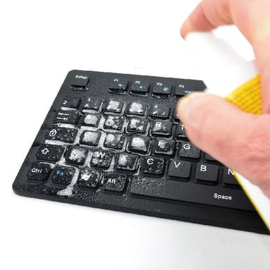 MCL ACK-729/N teclado Universal USB + PS/2 AZERTY Francés Negro