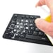 MCL ACK-729/N teclado Universal USB + PS/2 AZERTY Francés Negro