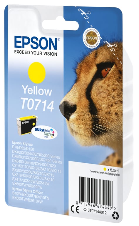 EPSON Cartouche T0714 Guépard Jaune - vue 4