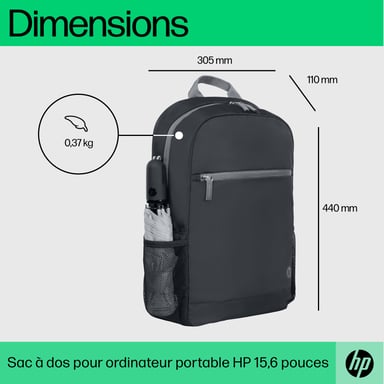 HP Mochila para ordenador portátil de 15,6 pulgadas
