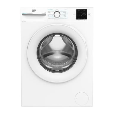 Lavadora abatible BEKO LLFT39411 - 9 kg - Inducción - L60cm - 1400 rpm - Clase A - Blanco