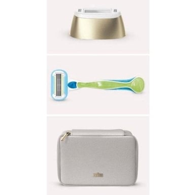 Braun BR2-238427 épilateur léger Lumière pulsée Or, Blanc