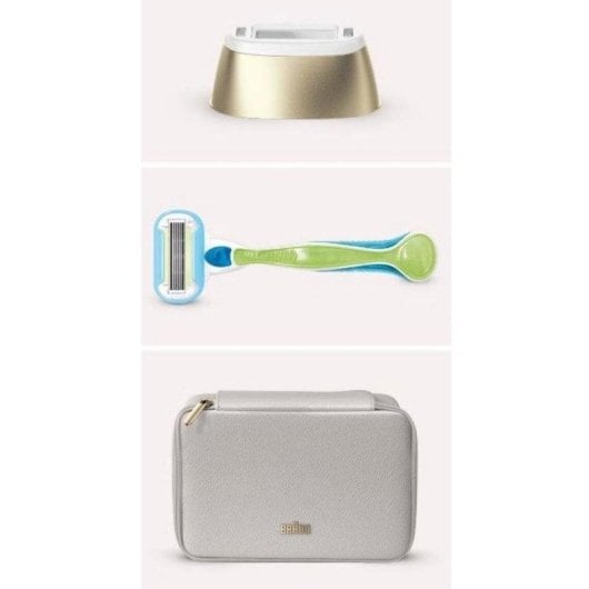Braun BR2-238427 épilateur léger Lumière pulsée Or, Blanc - Neuf