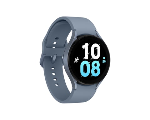 Galaxy Watch5 44mm boitier aluminium - Super AMOLED - Bluetooth + 4G - bracelet Bleu
