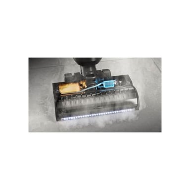 Aspirateur balai laveur vapeur sans fil - POLTI - RollySteam WD40C - 14000 Pa - 35 min - 0,6 L - Noir