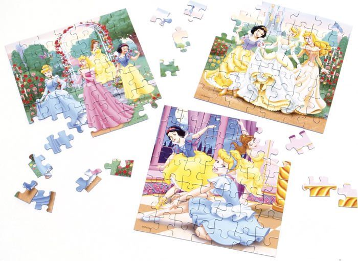 Puzzle 3 x 49 pièces Disney Princesses Ravensburger France - vue 5
