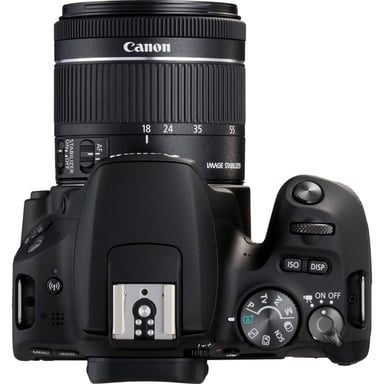 Canon EOS 200D + EF-S 18-55mm f/4-5.6 IS STM Kit d'appareil-photo SLR 24,2 MP CMOS 6000 x 4000 pixels Noir