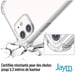 Jaym - Coque Renforcée Transaprente - Drop Test 2 mètres - pour iPhone