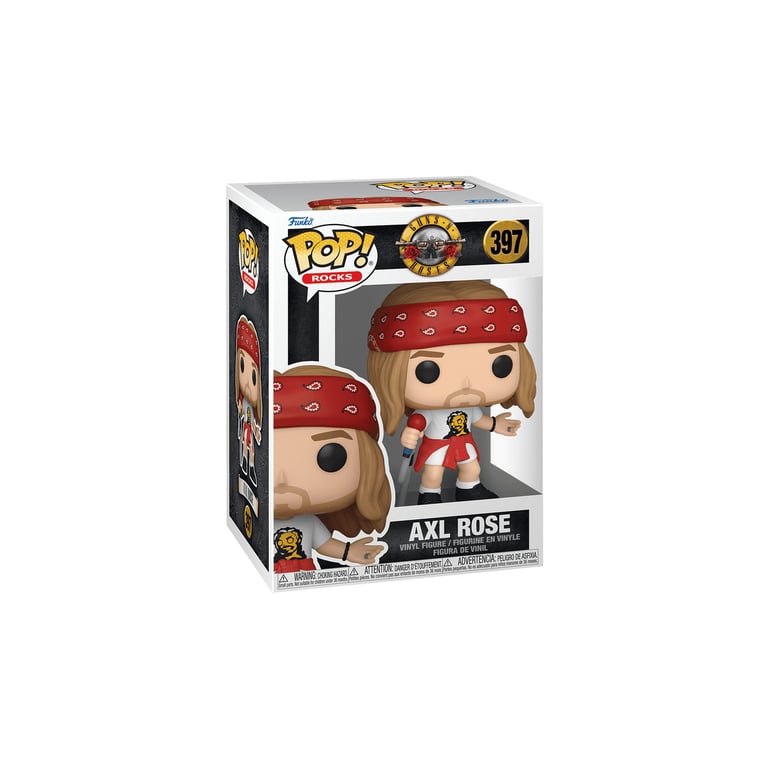 Figurine collector Funko Pop! Axl with Bandana Guns N Roses - vue 3