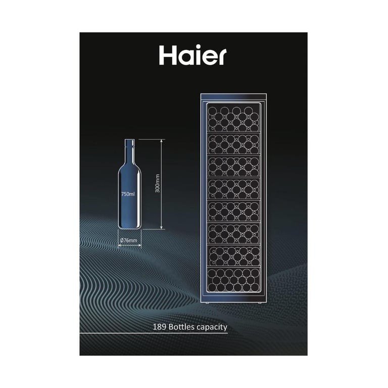 Haier WS190GA Noir - vue 2