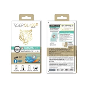 Tiger Glass Plus Verre Trempe Antibacterien Xiaomi Redmi Note 10 5G