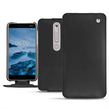 Noreve Perpétuelle coque de protection pour téléphones portables 14 cm (5.5'') Folio porte carte Noir Nokia 6 (2018)