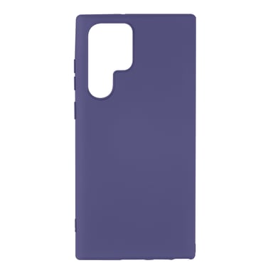 Funda para Samsung Galaxy S22 Ultra Silicona Semi-rígida Acabado Soft-touch Morado