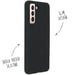 Accezz Coque Liquid Silicone pour Samsung Galaxy S21 - Noir