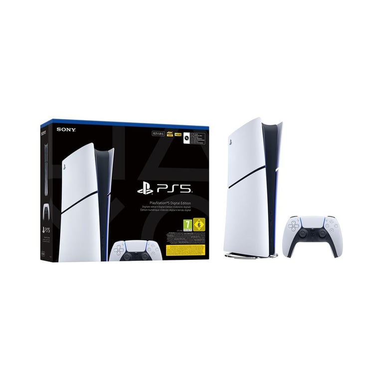 PS5 Slim 825 Go - Console de jeux PlayStation 5 Slim (Digitale) - Neuf