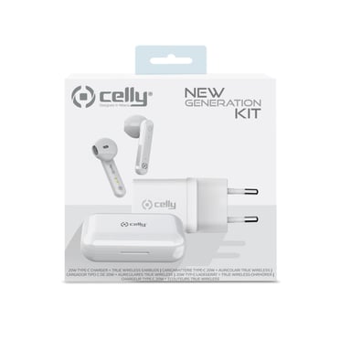 Celly Newgenkitpro20 Sans fil Ecouteurs Blanc