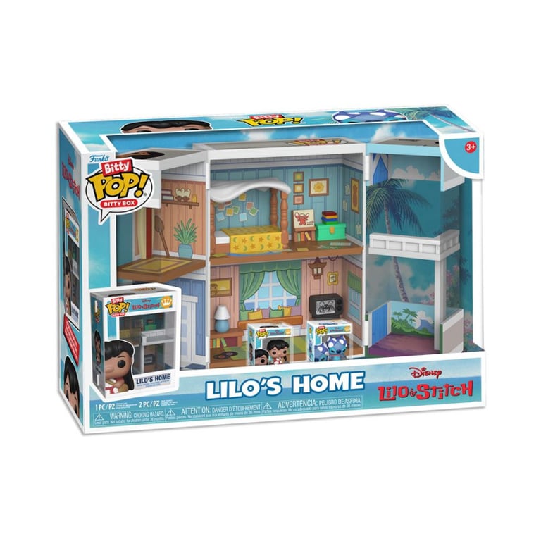 Pack 2 Figurines Funko Bitty Pop Boxes Lilo & Stitch Lilo’ Home - vue 2