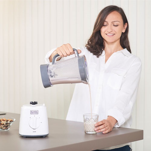 Mixeur Blender Black & Decker BXJB500E – 500 W, Bol 1.5 L, 2 Vitesses + Pulse - vue 4