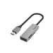 Hama 00200131 lecteur de carte mémoire USB 3.2 Gen 1 (3.1 Gen 1) Type-C Argent