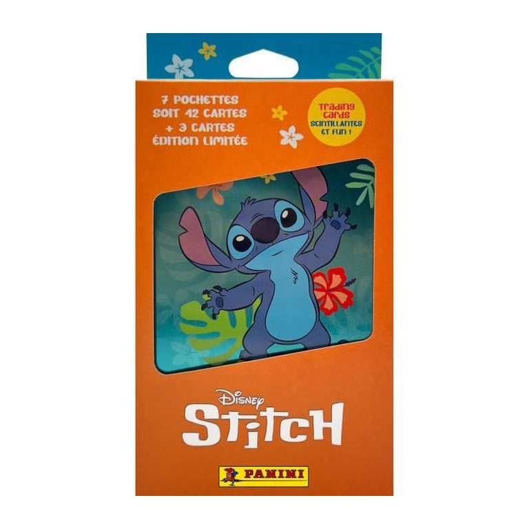 Jeu de cartes à collectionner Stitch Boite métal 7 pochettes et 3 cartes éditions limitées - vue 4