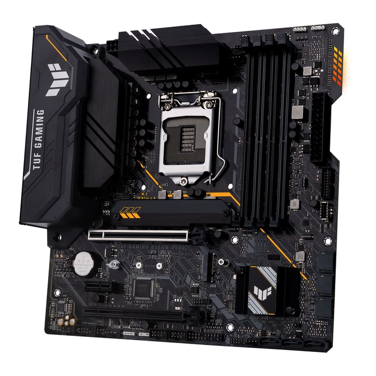 ASUS TUF GAMING B560M PLUS Carte mère micro ATX Socket LGA1200 B560 Chipset USB 3.2 Gen 2 USB C Gen1 USB 3.2 Gen 1 2.5 Gigabit LAN carte graphique embarquée unité centrale... - vue 4