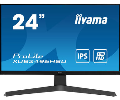 iiyama ProLite XUB2496HSU-B1 Pantalla LED 60,5 cm (23,8'') 1920 x 1080 píxeles Full HD Negro
