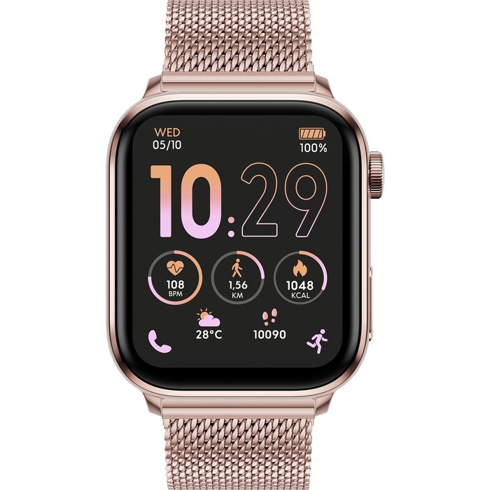 Montre connectée Ice Watch ICE SMART 3.0 - GPS et Strava intégrés - 1.78  - Milanese Rose Gold - Neuf