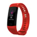 Montre Connectée Android iOs Bracelet Cardio Smartwatch IP67 Podomètre Rouge YONIS