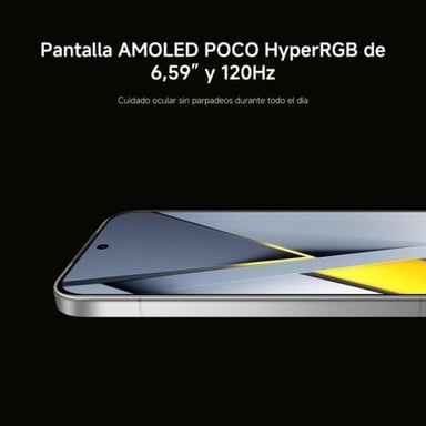 Xiaomi POCO F8 Pro 5G 12 GB/512 GB Plata Titanio – Snapdragon 8 Elite, Pantalla 6,59'' 2K, Cámara Triple 50MP, Batería 6210 mAh, Carga 100W