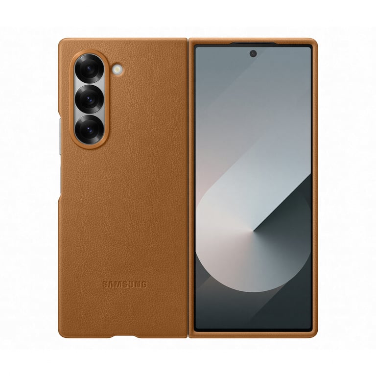 Funda KindSuit original de Samsung para Galaxy Z Fold 6 - Marrón - Nuevo